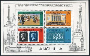 Anguilla 374a sheet,MNH.Michel Bl.29. PhilEXPO LONDON-1980.