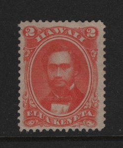 Hawaii scott # 31 VF unused ( mint no gum ) nice color cv $ 65 ! see pic !