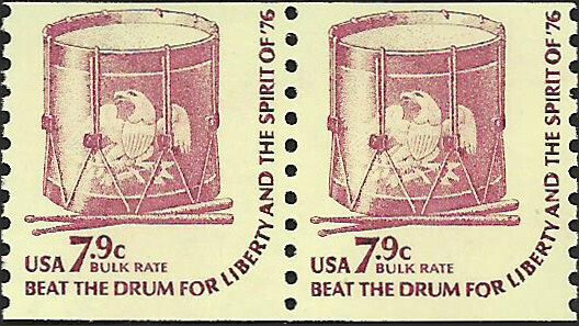 # 1615v Mint Never Hinged ( MNH ) DULL GUM DRUMS