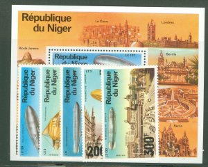 Niger #C273-8  Single (Complete Set)