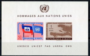 Haiti 1958; Sc. # C135a;  MNH Souvenir Sheet