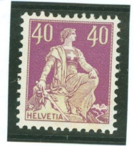 Switzerland #138 Unused Single