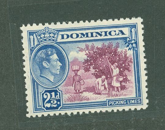 Dominica #101 Unused Single