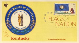 Pugh Cachets 4293 Flags of Our Nation Stamp FOON Great Seal of Kentucky