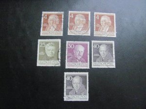 GERMANY BERLIN 1952-3 USED SC 9N84/93 SHORT SET VF/XF  (123)