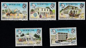 Bermuda # 350-354, Bermuda's Admission to the UPU Cent., Mint, NH, 1/2 Cat
