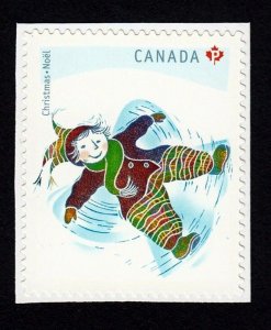 Canada 2008 - CHRISTMAS - SNOW ANGEL = Single cut from Booklet  #2293 MNH