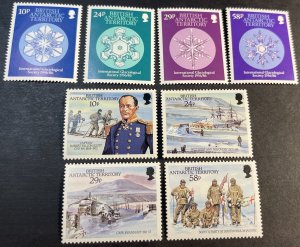 BRITISH ANTARCTIC TERR. # 133-140--MINT/NEVER HINGED-- 2 COMPLETE SETS--1986-87