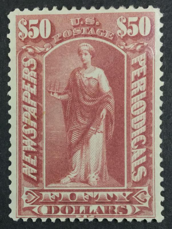 US #PR124 NEWSPAPER MINT OG H $70 LOT #7627