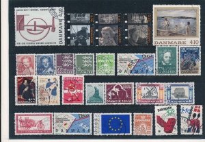 D376279 Denmark Nice selection of VFU Used stamps