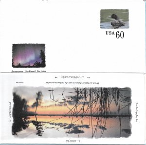 Scott#  UC65       UPSS#ALS32   US air mail envelope.