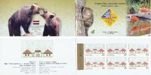 Latvia 2000 Riga 800 ann Zoo Zindelfingen Exhibition limited edition booklet MNH