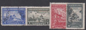 Serbia - 1942 - SC 2N38-41 - Used - High values