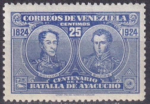 Venezuela #286A  F-VF Unused CV $3.50  (SU7495)