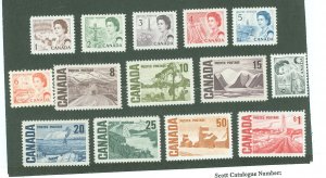 Canada #454-65B  Single (Complete Set)