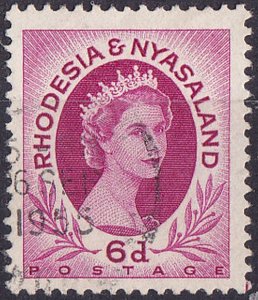 Rhodesia and Nyasaland 1954 SG7 Used