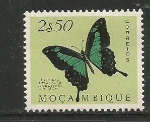 MOZAMBIQUE 375 MINT HINGED BUTTERFLY