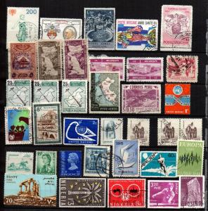 Mixed Used Stamps from Arround the World