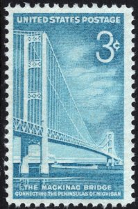 SC#1109 3¢ Mackinac Bridge Issue (1958) MNH