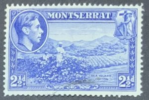 MONTSERRAT 1938 GVI  DEFINITIVE TWOPENCE  HALFPENCE SG105a  USED