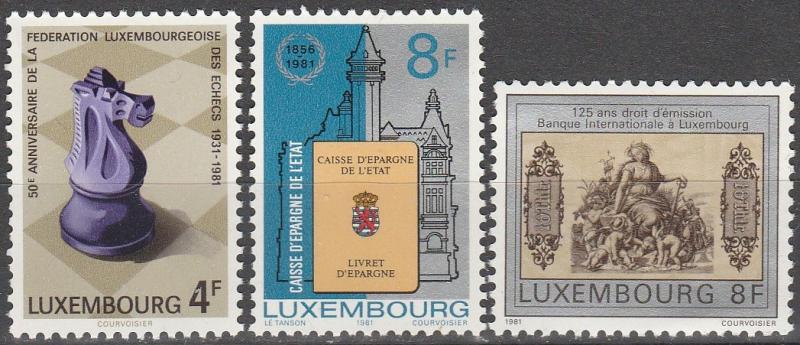 Luxembourg #659-61  MNH  (S5861)