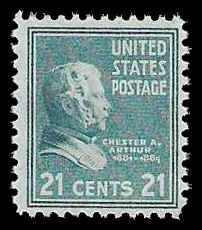 PCBstamps  US # 826 21c Chester A. Arthur, MNH, (13)