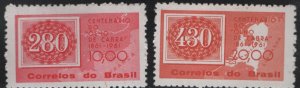 BRAZIL,  927-928  MINT HINGED SET,