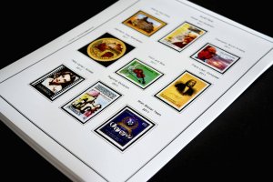 COLOR PRINTED AUSTRIA 2011-2020 STAMP ALBUM PAGES (101 illustrated pages)