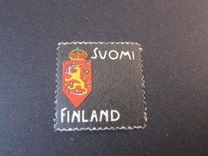 Finland 1900s Movrning Label