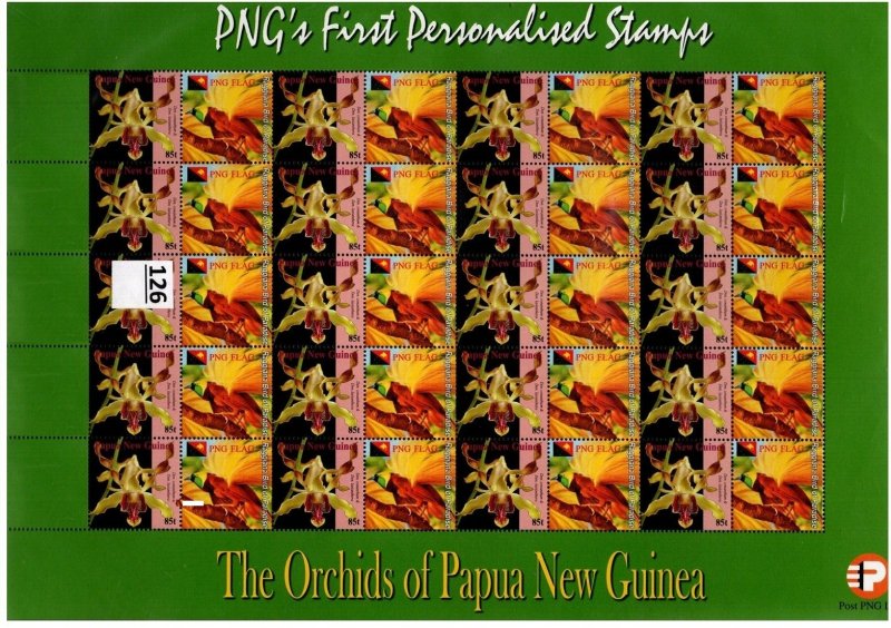 2007 Papua New Guinea 1244 sheet Flowers 14,00 €