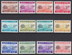 Guernsey J18-29 Postage Dues mnh