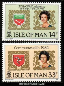 Isle of Man Scott 272-273 Mint never hinged.