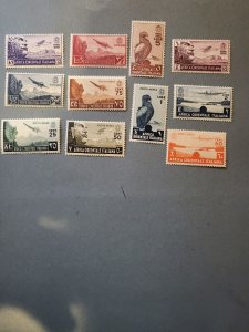 Stamps italian East Africa Scott #C1-11 nh