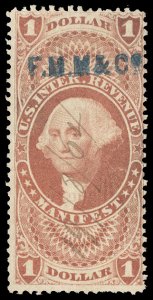 U.S. REV. FIRST ISSUE R72c  Used (ID # 98819)