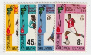Solomon Islands         198 - 201       MH OG