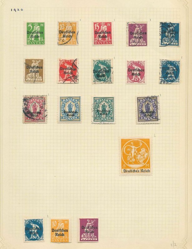 GERMANY Reich 1922 Inflation M&U Collection(140+Items) (W 859