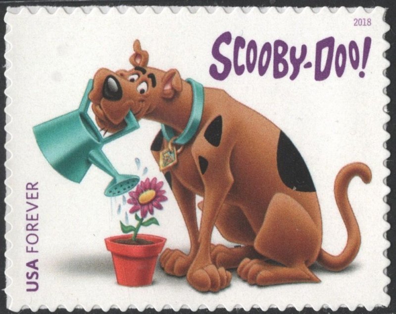 SC#5299 (50¢) Scooby-Doo! Single (2018) SA