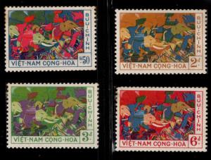 South Viet-Nam  Scott 108-111 MNH** Trung Sisters set