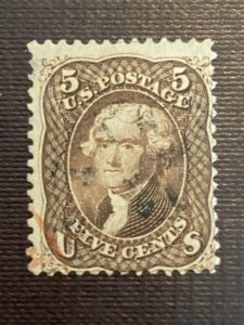 US Stamps- SC# 75 - Used - Lite Cancel - SCV =   $425.00