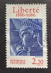 France 1986 Scott 2014 used - 2.20fr,   100th Anniv of the Statue of Liberty