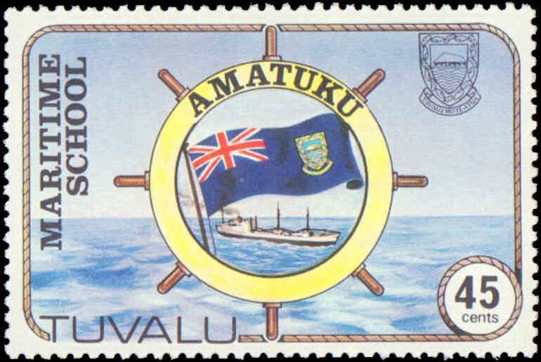 Tuvalu #166-169, Complete Set(4), 1982, Maritime Related, Never Hinged