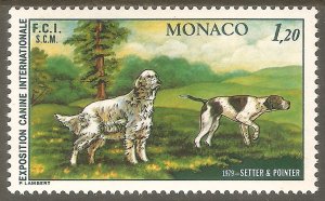 MONACO Sc# 1199 MNH FVF Dogs