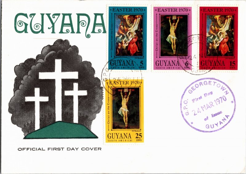 Guyana, Worldwide First Day Cover