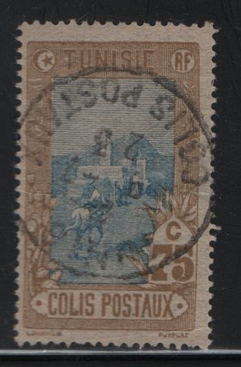 TUNISIA , Q7, USED, 1906 Mail delivery