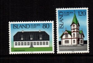 Iceland  506 - 507  MNH cat $ 4.40