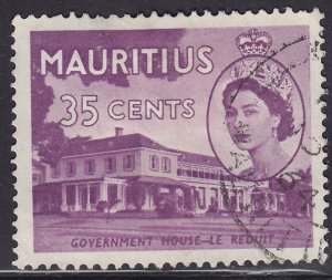 Mauritius 259 Government House 1954