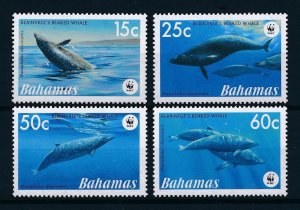 [53878] Bahamas 2007 Marine life Blainville's beaked whales WWF  MNH