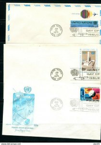 UN 1975 Accumulation 15 First day of issue Covers 11910