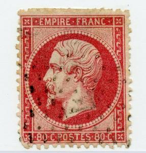 FRANCE SCOTT# 28 FINELY USED AS SHOWN CATALOGUE VALUE $37.50