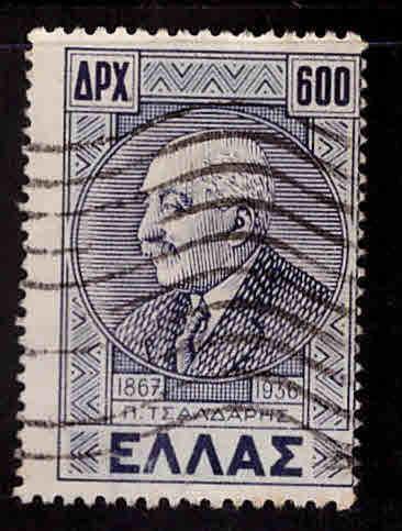 GREECE Scott 489 Used 1946 stamp